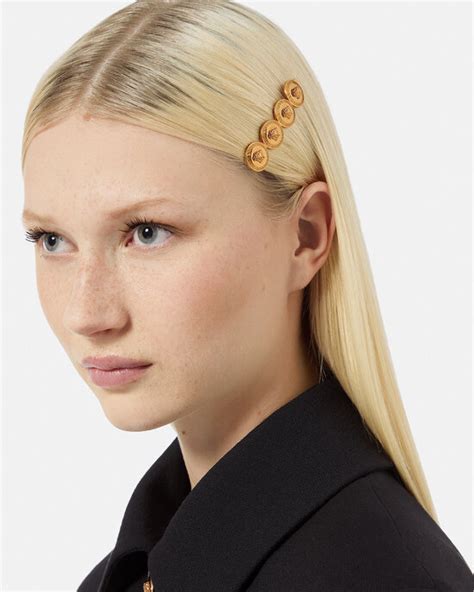 hair clip versace|versace brooch pin.